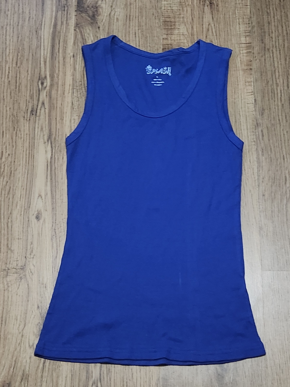 Splash Purple Scoop Neck Tank
